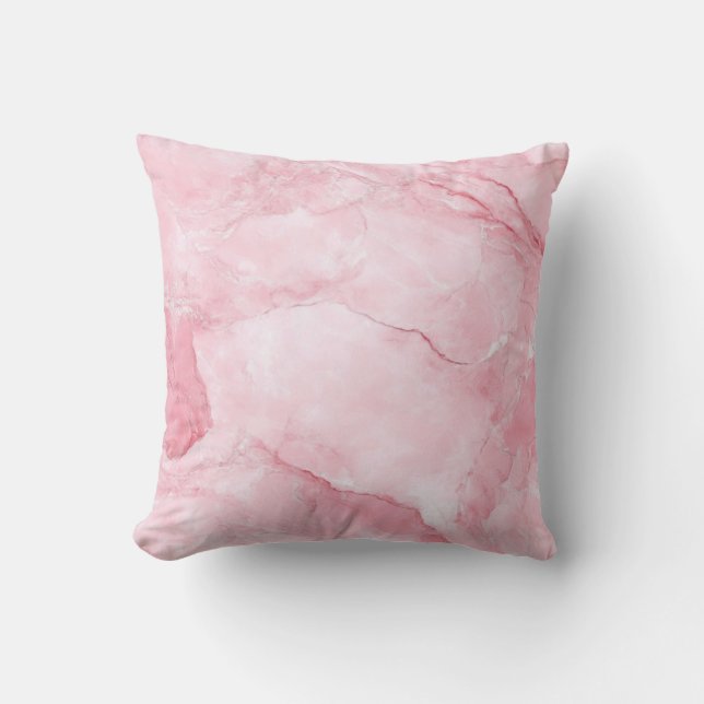 Coussin art abstrait rose kudde (Framsida)