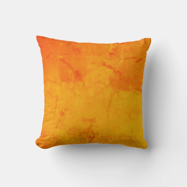 coussin aux couleurs chaudes rouge et jaune kudde (Framsida)