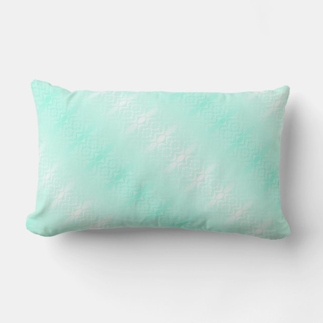 coussin bleu turquoise lumbarkudde (Framsida)