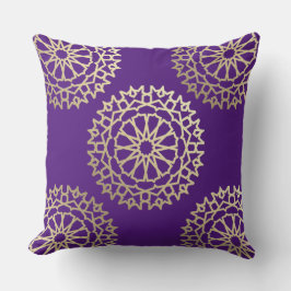 Coussin Bohême chic violet Kudde