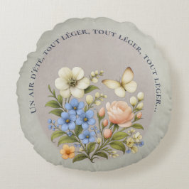 coussin boho un air d'été botanique rund kudde