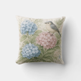 coussin botanique boho hydrangea kudde