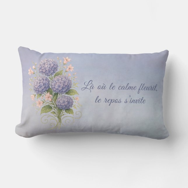 coussin botanique, là où le calme fleurit lumbarkudde (Framsida)