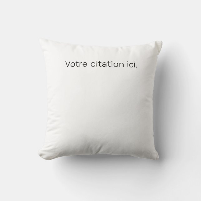 Coussin Carré Citation Kudde (Framsida)