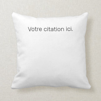 Coussin Carré Citation Kudde