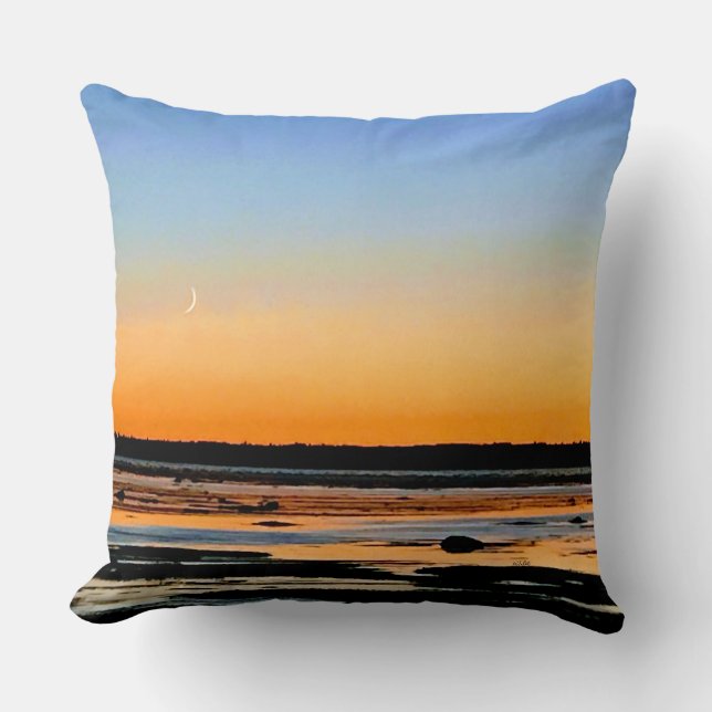 coussin carré croissant de lune kudde (Framsida)