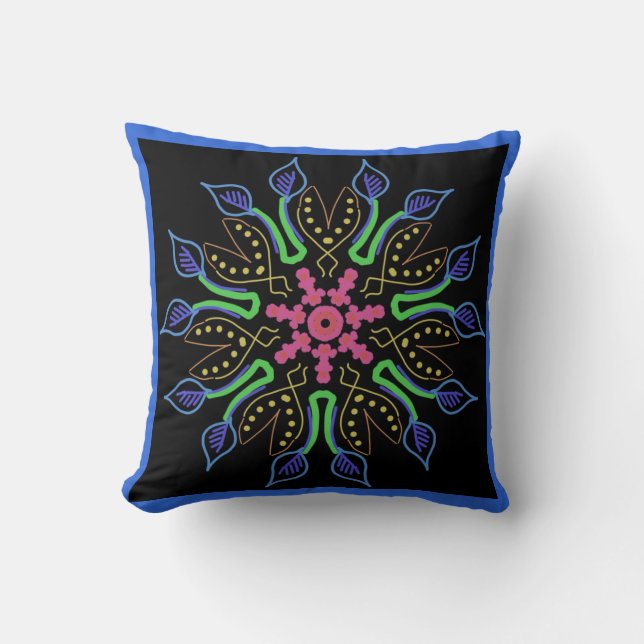 Coussin carré Jimette Design Mandala Kudde (Framsida)
