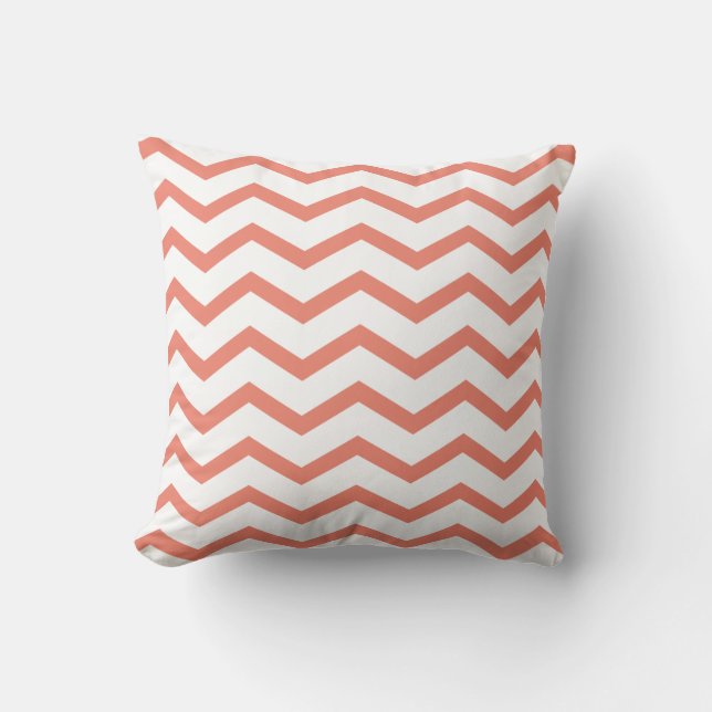 coussin chevrons corail kudde (Framsida)