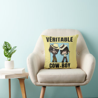 coussin cowboy chibi kudde