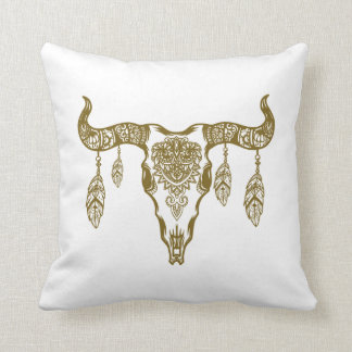Coussin crane de taureau kudde