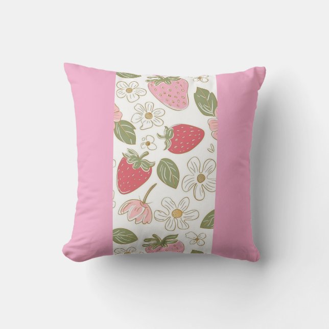 coussin De Décoration Intérieure strawberry  Kudde (Framsida)