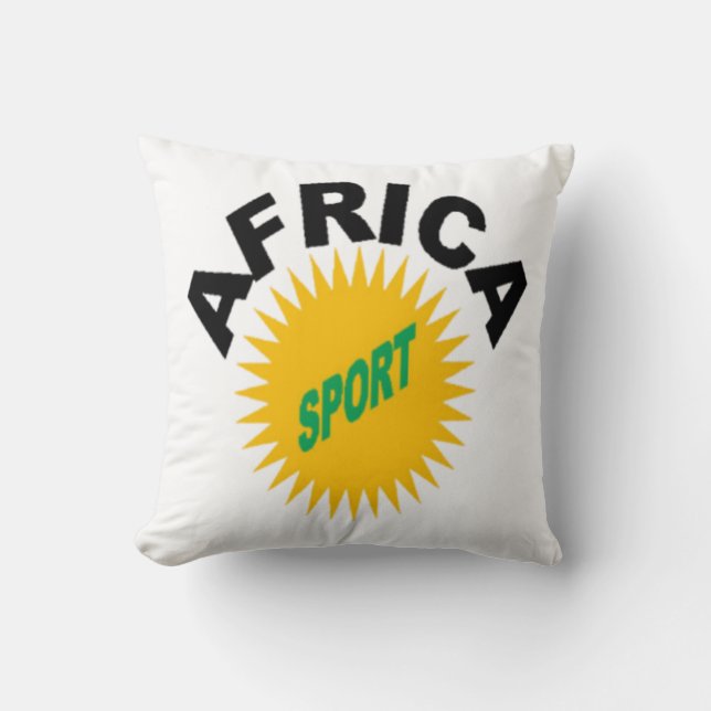 Coussin décoratif   40x40cm  SOLEIL  AFRICA  SPORT Kudde (Framsida)