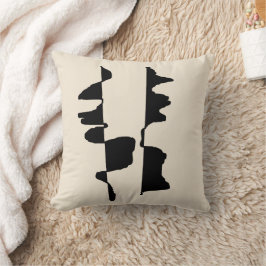 Coussin Décoratif Abstrait Dual face - Écru Kudde