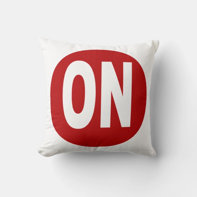 Coussin décoratif blanc DESIGN ONTARIO  Kudde (Framsida)