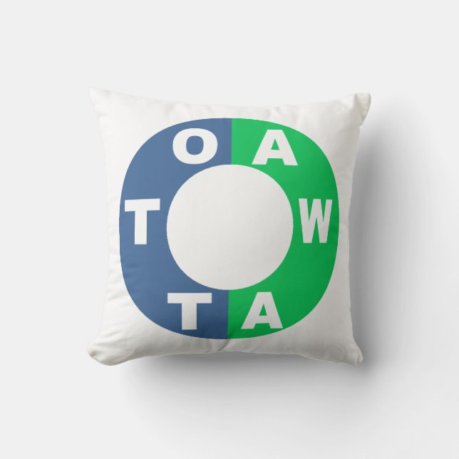 Coussin décoratif  blanc DESIGN OTTAWA Kudde (Framsida)