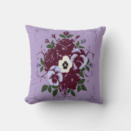 Coussin décoratif - Bouquet de Violettes Kudde