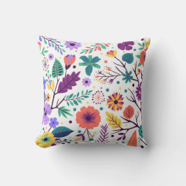 Coussin décoratif composition florale kudde