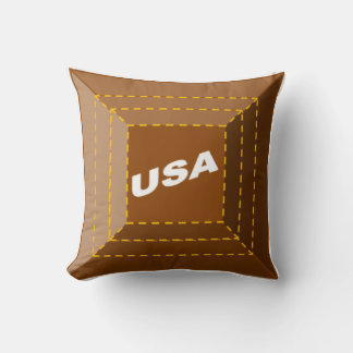 Coussin décoratif enfants CHOCOLAT USA Kudde