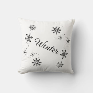 Coussin décoratif flocon de neige kudde