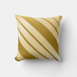 Coussin décoratif GOLD décor "Lignes Obliques" Kudde