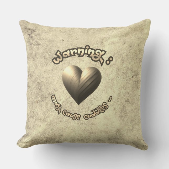 Coussin décoratif - golden heart kudde (Framsida)