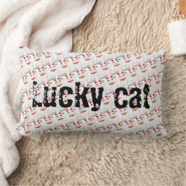 Coussin décoratif lucky cat lumbarkudde