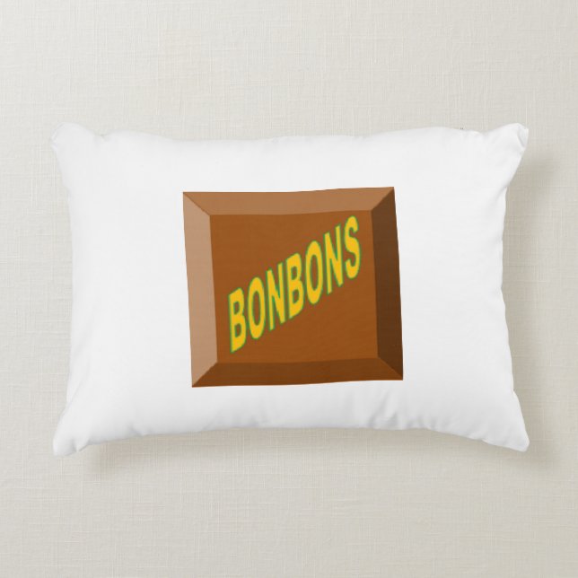 Coussin décoratif pour enfants  CHOCOLAT  BONBONS Prydnadskudde (Framsidan)