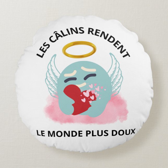 Coussin décoratif rund kudde (Framsidan)