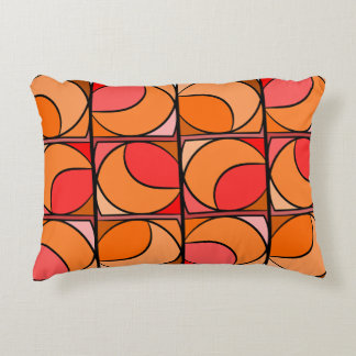 Coussin décoratif seventies orange prydnadskudde