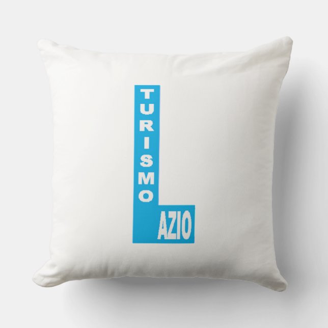 Coussin décratif garnd modèle DESIGN LAZIO TURISMO Kudde (Framsida)