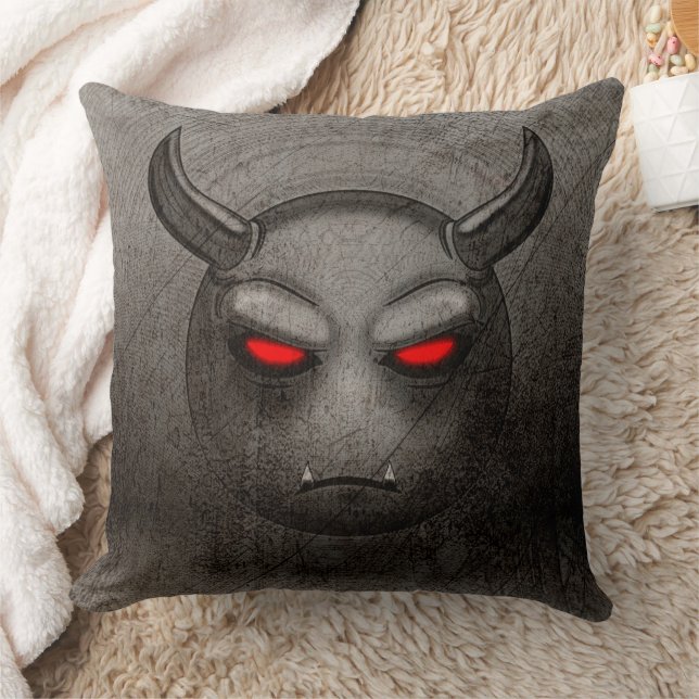 Coussin Devilmoji Vintage Kudde (Filt)