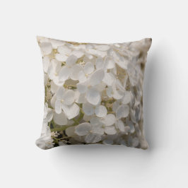 Coussin, fleurs blanche kudde