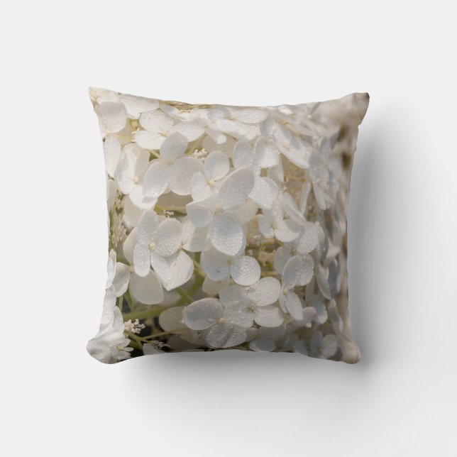Coussin, fleurs blanche kudde (Framsida)