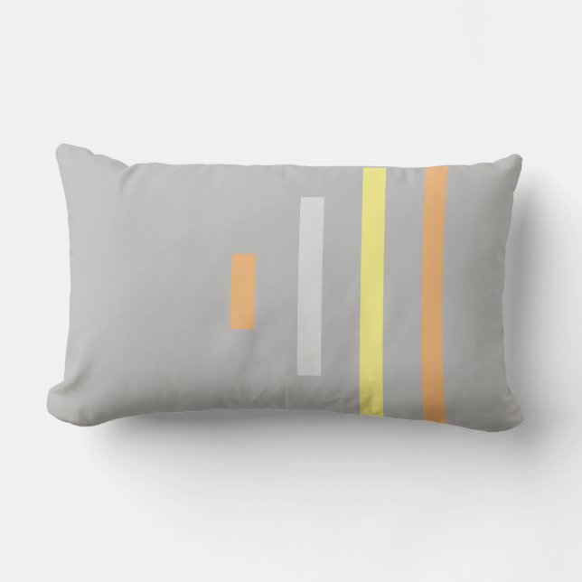 coussin gris-jaune lumbarkudde (Framsida)