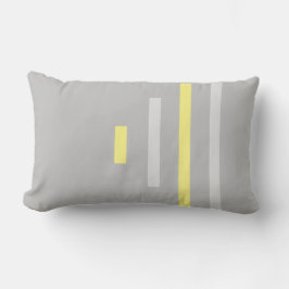 coussin gris-jaune lumbarkudde