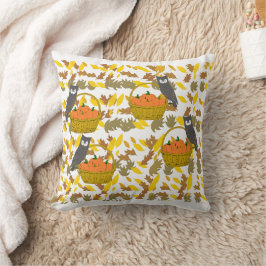 Coussin Hiboux et Récolte d'Automne Kudde