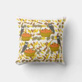 Coussin Hiboux et Récolte d'Automne Kudde