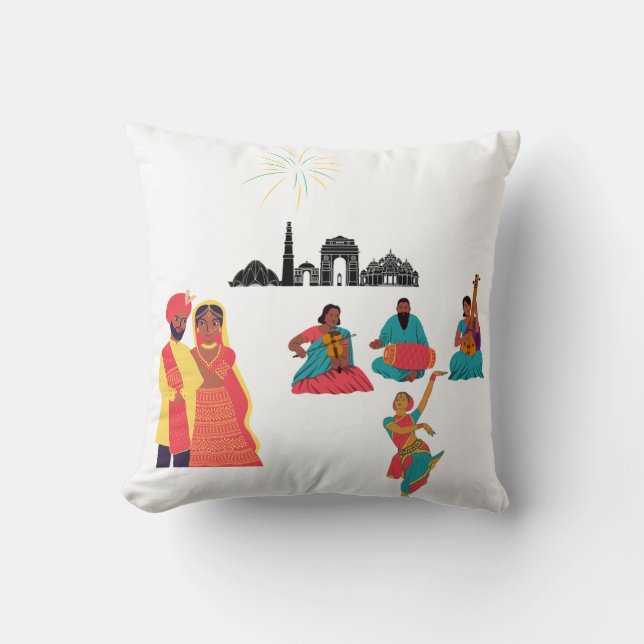 Coussin  Inde  Kudde (Framsida)