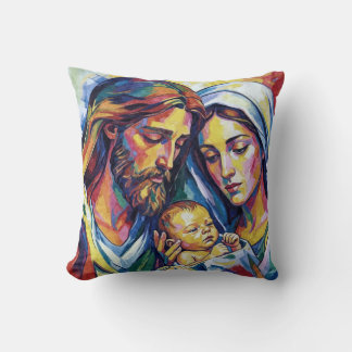Coussin Jésus Marie et Joseph Kudde