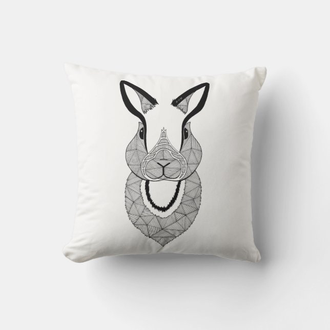 Coussin lapin rabbit kudde (Framsida)