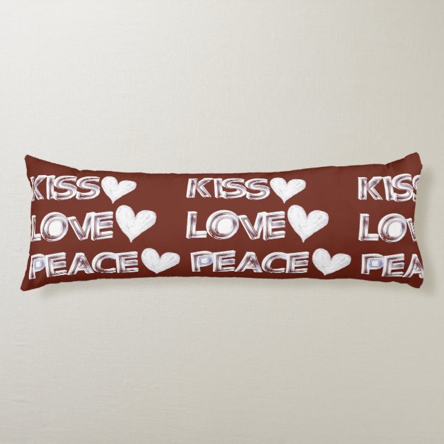 Coussin Long Lombaire – Design Graphique Moderne  Kroppskudde (Framsidan)