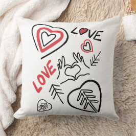 Coussin love et cœurs pour la st Valentin Kudde