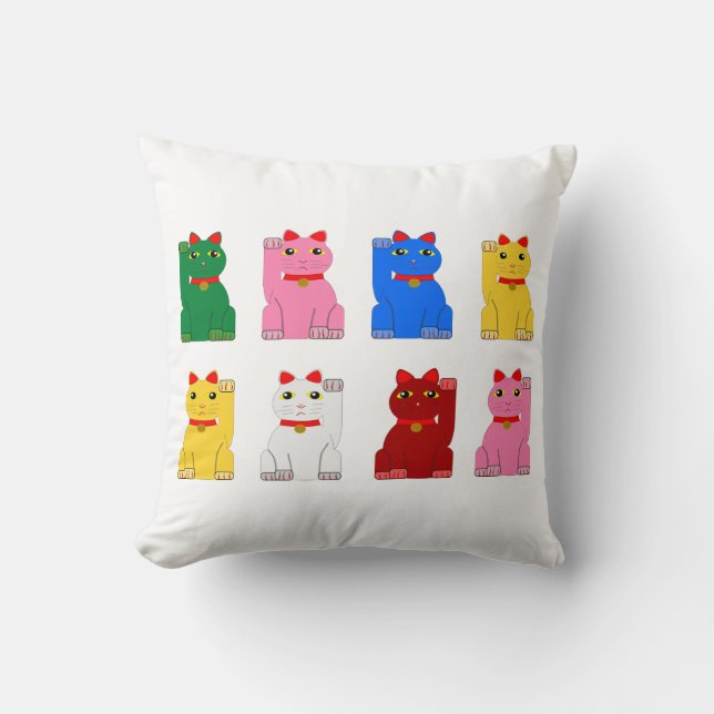 Coussin maneki neko kudde (Framsida)