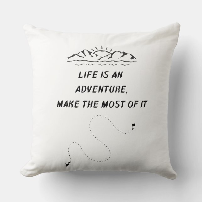Coussin Motivant / Motivational Cushion Kudde (Framsida)