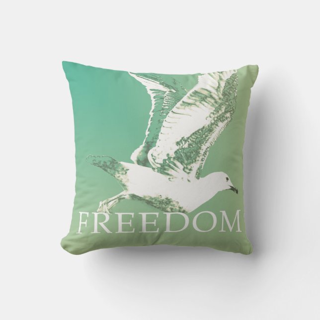 Coussin mouette freedom vintage kudde (Framsida)