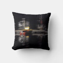Coussin photo abstraite, bateaux