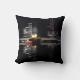 Coussin photo abstraite, bateaux kudde