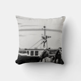 Coussin photo bateau de pêche kudde