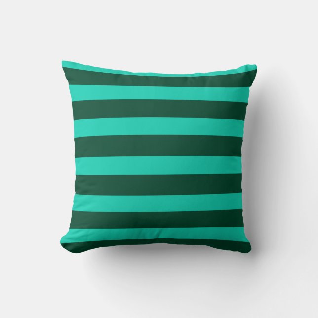 coussin rayé vert kudde (Framsida)