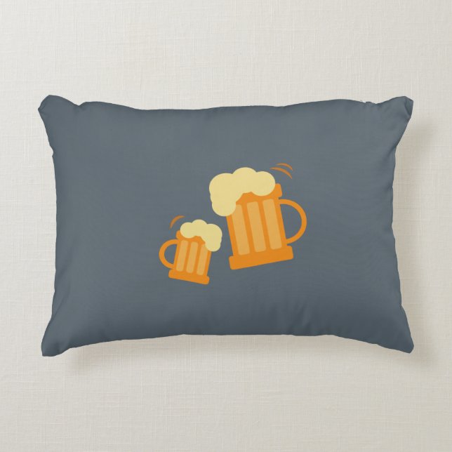 Coussin rectangle bière prydnadskudde (Framsidan)